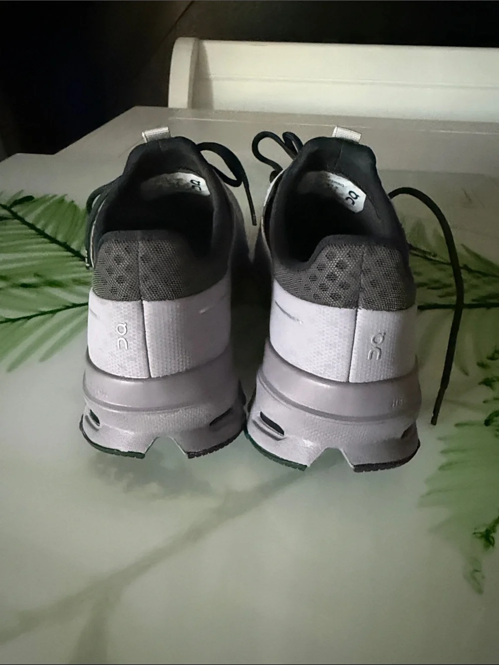 On Running womens Trail Shoes in Light purple and Black
